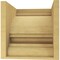 Ekena Millwork 11"W x 11"D x 11"H Wide Diane Rough Cedar Woodgrain TimberThane Corbel, Primed Tan CORUR11X11X11DIARCPR - alternate 6